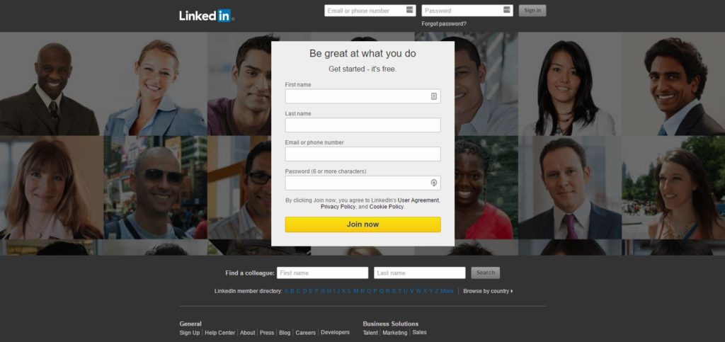 LinkedIn: job search tools