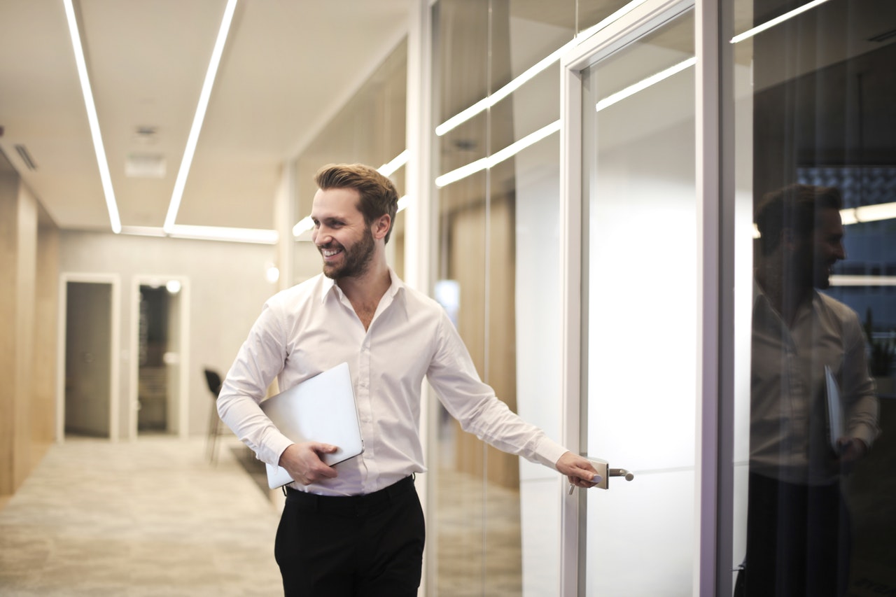 a happy and enthusiastic employee despite not getting promoted