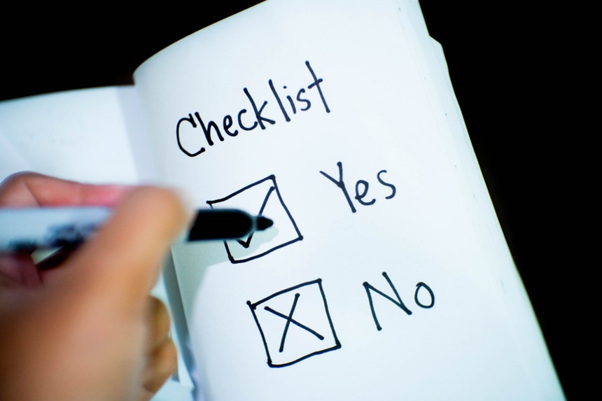 image of a sample IT resume checklist