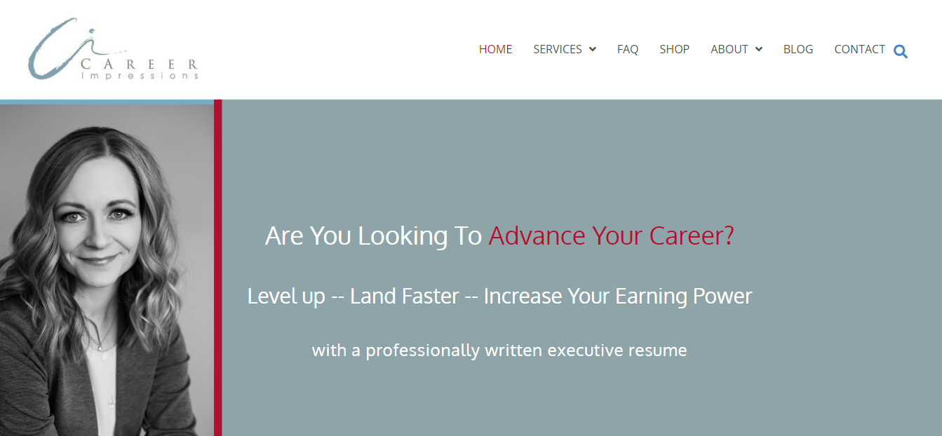 Header image of Career Impressions offering best executive resume writing services