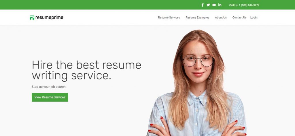 Resume Prime banner hire the best resume writing service