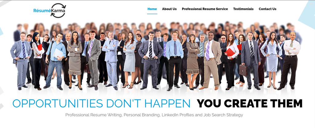 Resume Karma team of professional resume writers creating opportunities to job seekers