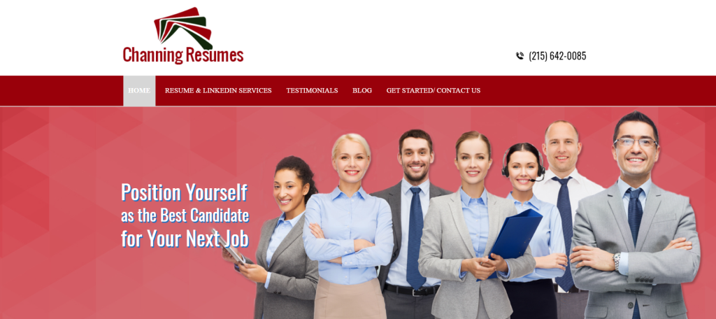 resume services in Philadelphia Channing Resumes