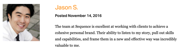 Sequence Resumes customer testimonials