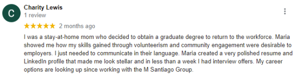 m santiago group google my business review