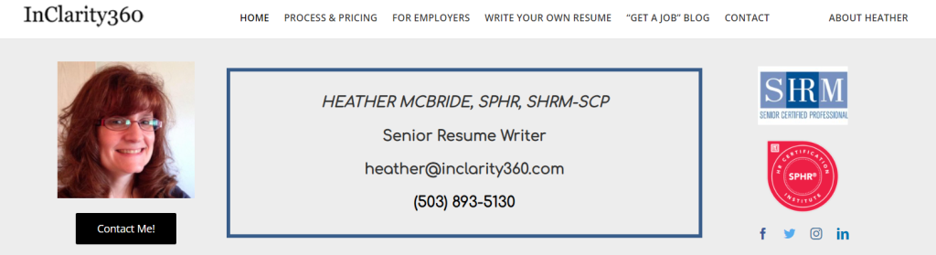 resume writing services in portland inclarity360 hero section