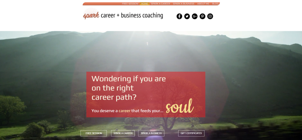 resume writing services in portland spark a career counseling + coaching hero section