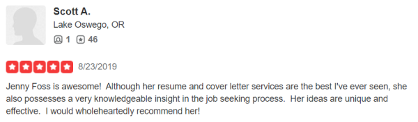 yelp review for jobjenny in portland or