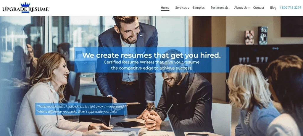 Upgrade Resume listed as one of the best resume writing services in Sacramento