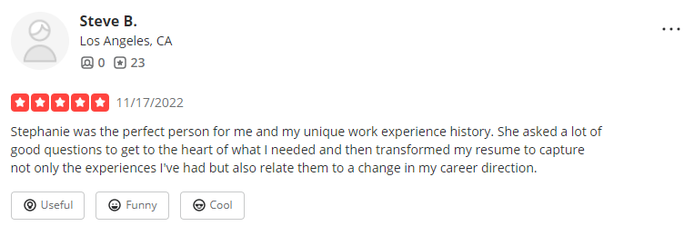 inside recruiter yelp review