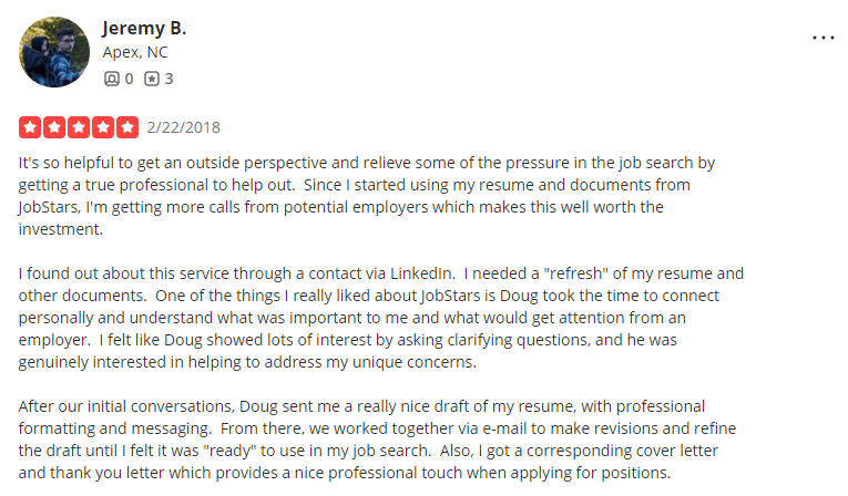 jobstars usa review in yelp