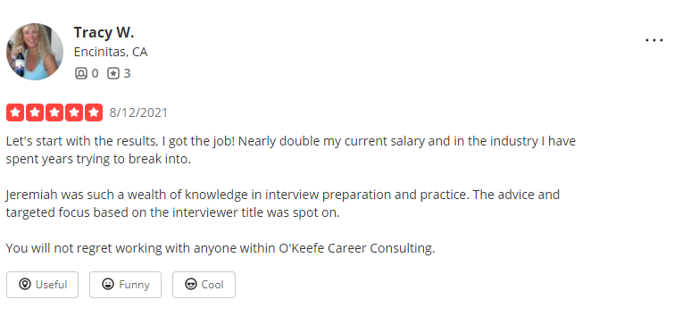 o'keefe career consulting yelp review
