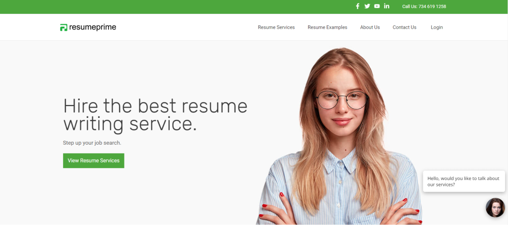 resume prime homepage