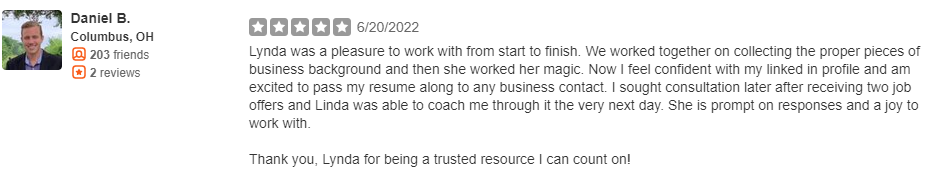 client review of rising star resumes