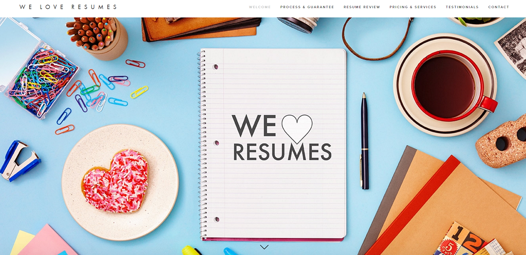 We Love Resumes hero section resume writing services calgary