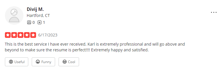 KStar Professional Writing Services yelp review