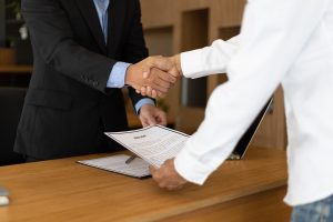 a successful job interview as a result of reverse recruiting