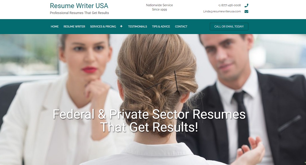 resume writers usa hero section