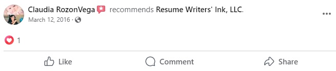 resume writers ink llc facebook review as one of the best resume writing services in las vegas