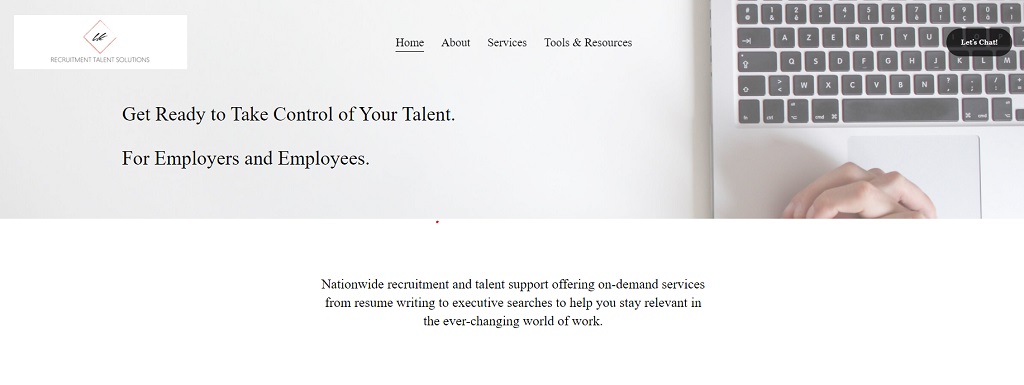 recruitment talent solutions home page