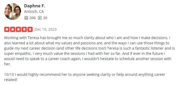 yelp review of pathup listed as one of the best resume writing services in austin