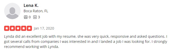 yelp review of rising star resumes listed as one of the best resume writing services in staten island