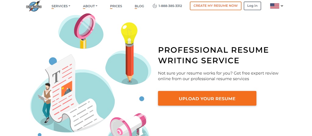 CraftResumes listed as one of the best CV writing services