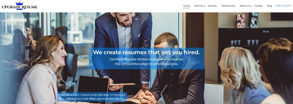 Upgrade Resume listed as one of the best CFO resume writing services